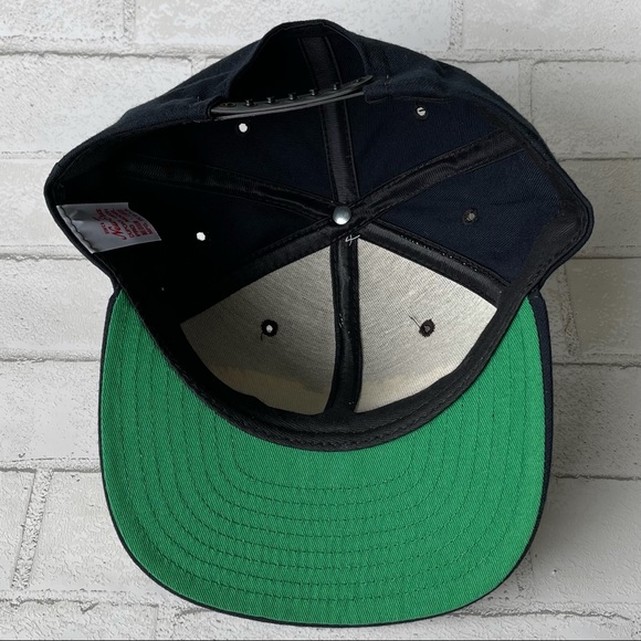 USS John C. Stennis CVN 74 Navy Blue Yellow Embroidered Military Cap Hat Snap - Picture 10 of 11